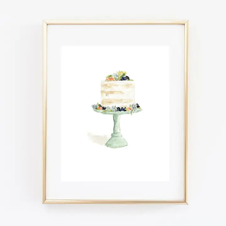Cake Art Print