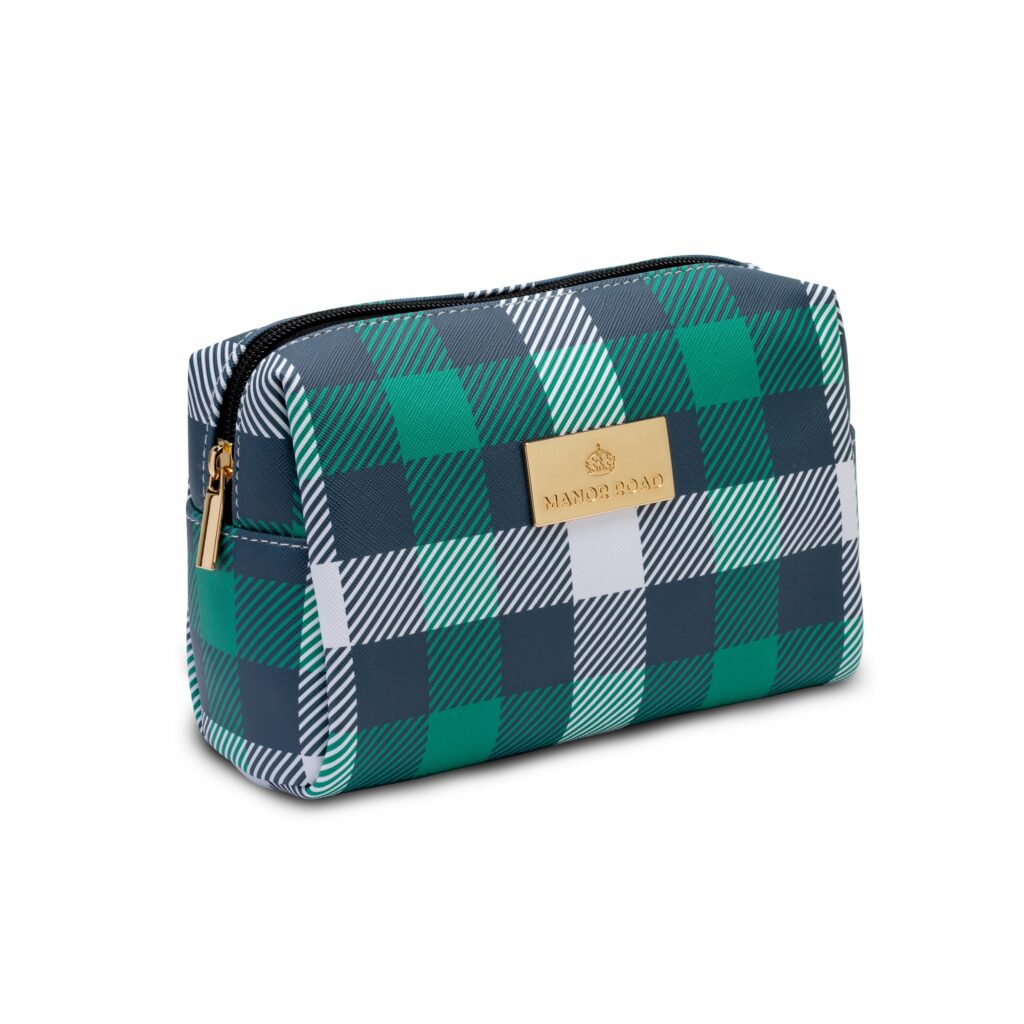 Classic Green Plaid Travel Bag