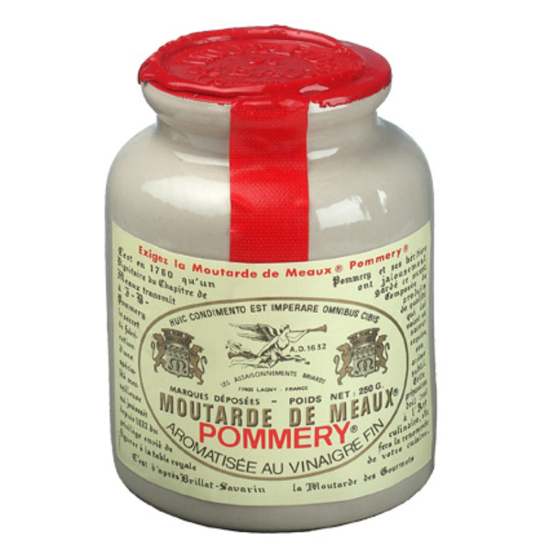 Coarse Grain Mustard in Stone Pot