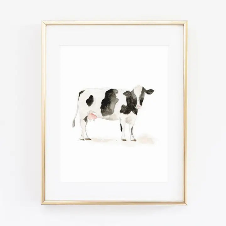 Cow Art Print