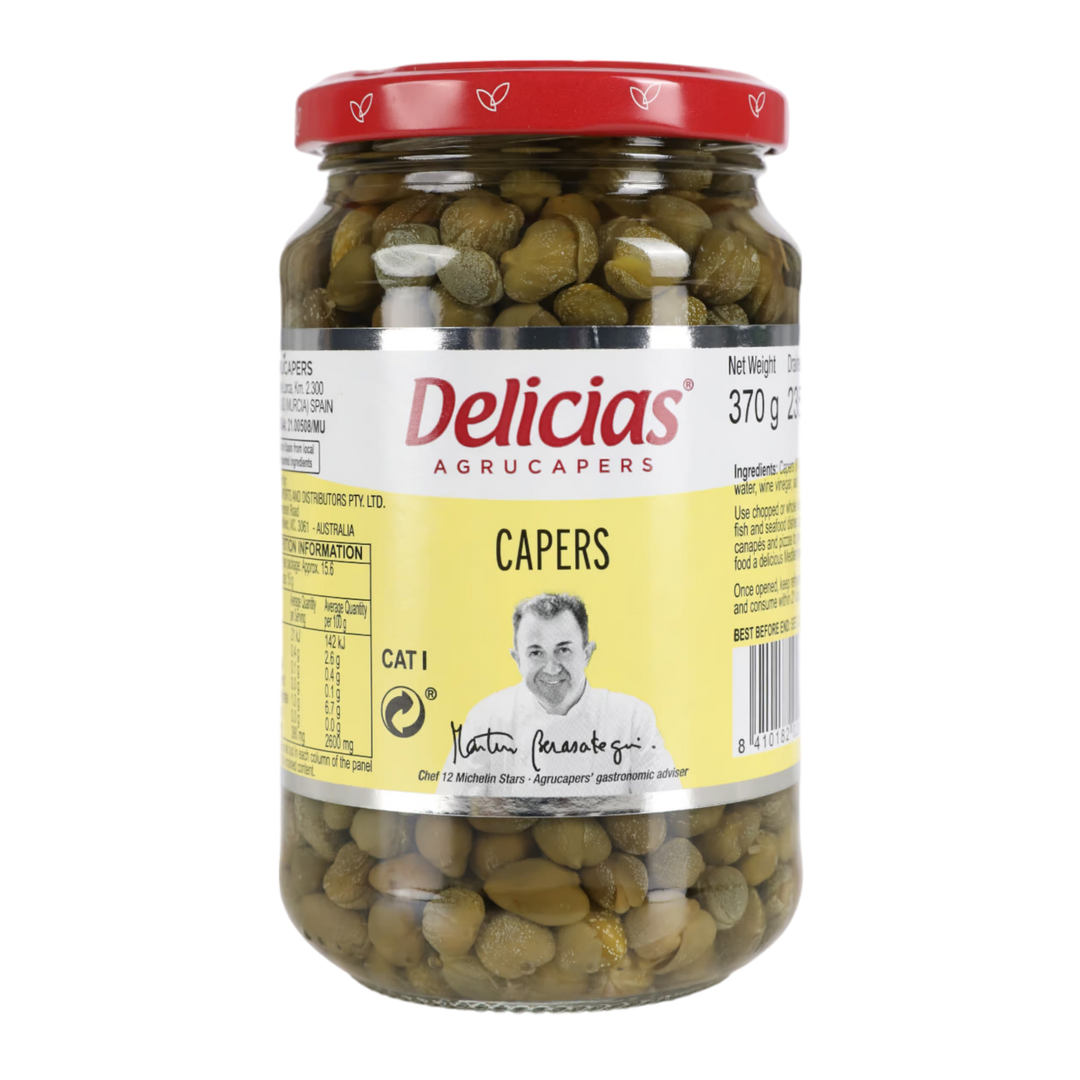 Delicias Capers in Vinegar 370gm