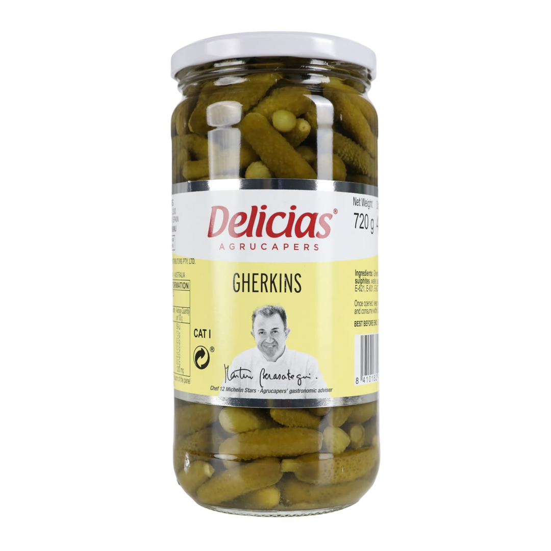 Delicias Gherkins in Vinegar 720gm