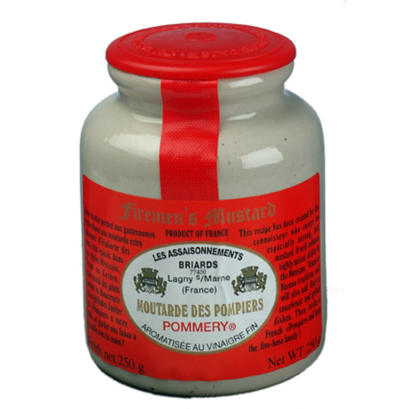 Firemans Mustard in Stone Pot
