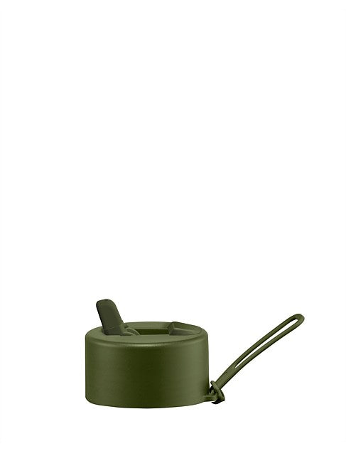 Frank Green Flip Straw Lid & Strap: Khaki
