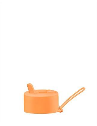 Frank Green Flip Straw Lid & Strap: Neon Orange