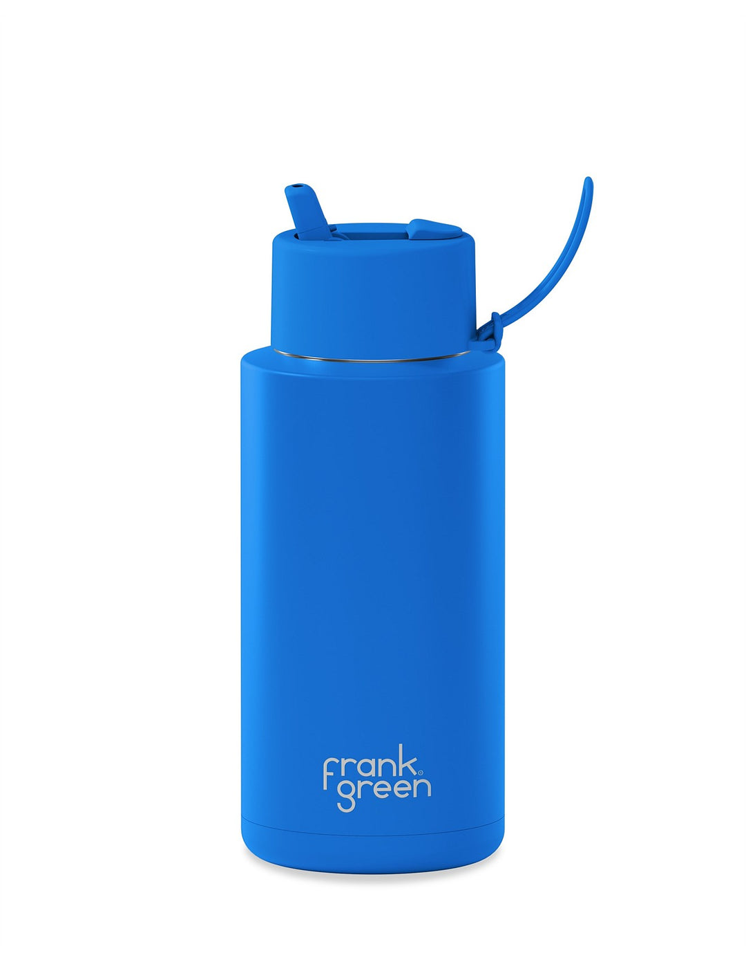 Frank Green Reusable Bottle 34oz/1L: Blue Lagoon