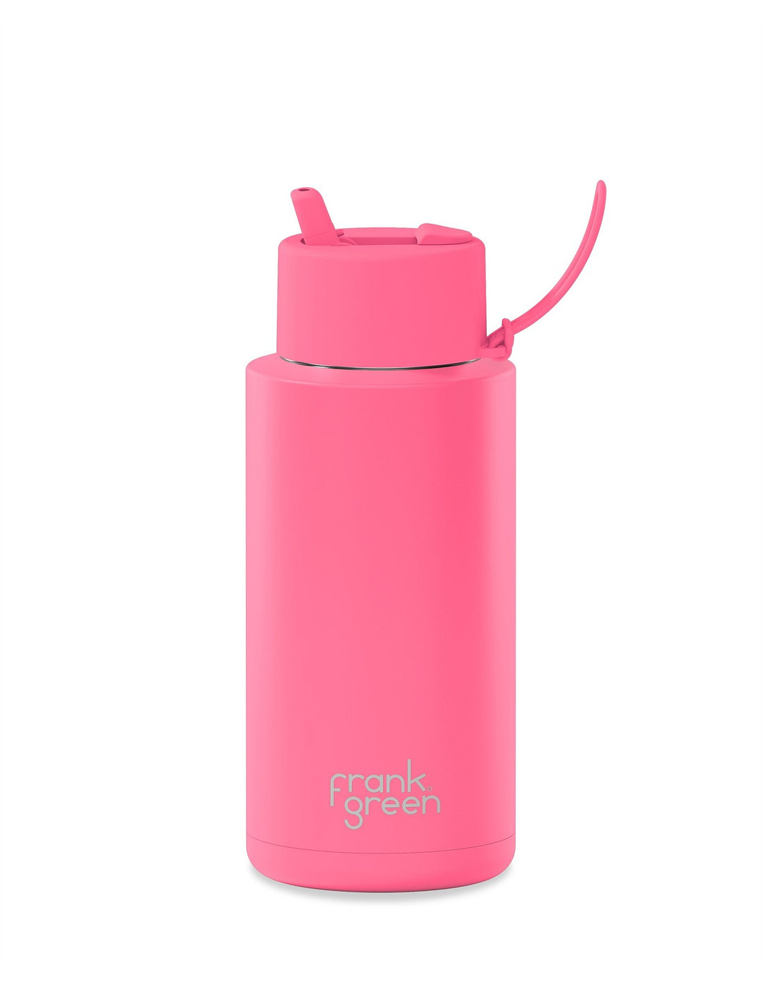 Frank Green Reusable Bottle 34oz/1L: Bubblegum Blast