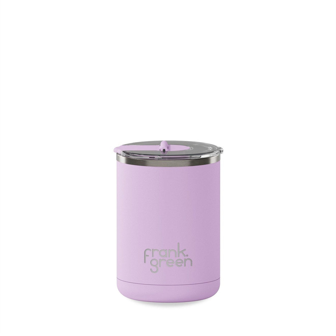 Frank Green Ceramic Coffee Cup with Hinged Lid: Lilac Haze