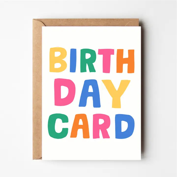 Greeting Card: Birthday Card