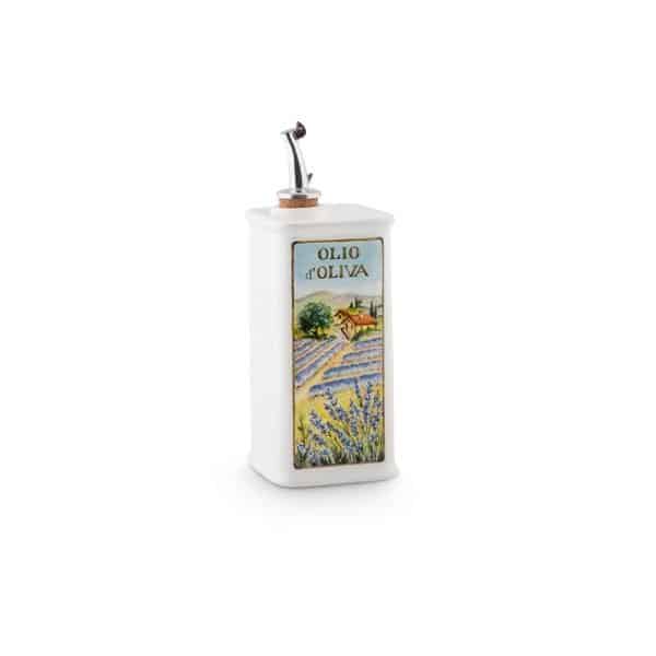 NuovaCer Lavender Ceramic Oil Cruet 250ml