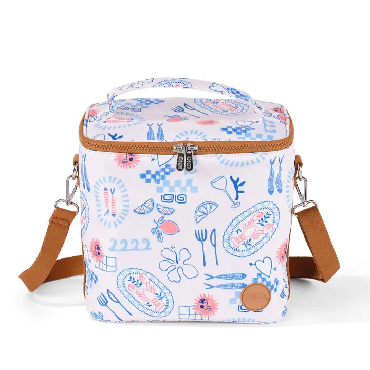 Oioi Midi Insulated Lunch Bag: Mediterranean