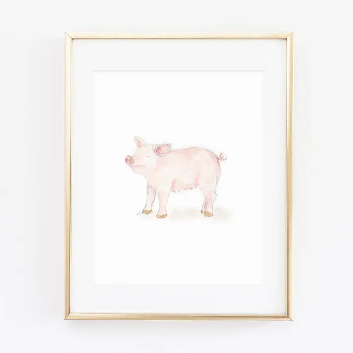 Pig Art Print
