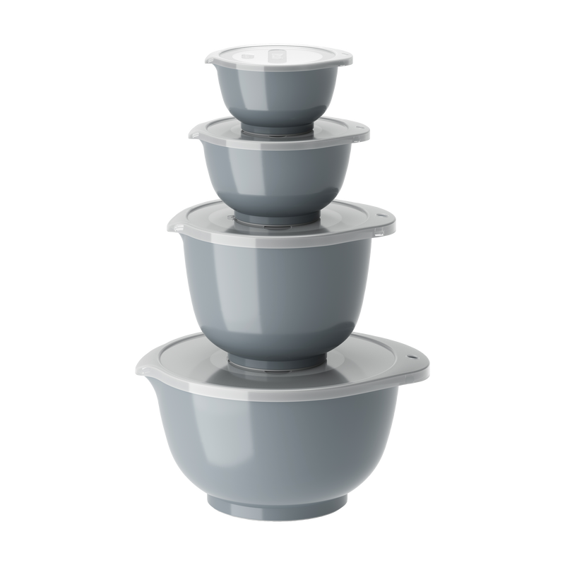 Rosti Margrethe Bowl 8 Piece Set: Dusty Blue