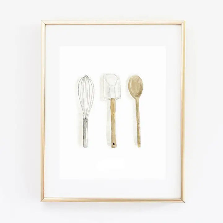 Utensils Art Print