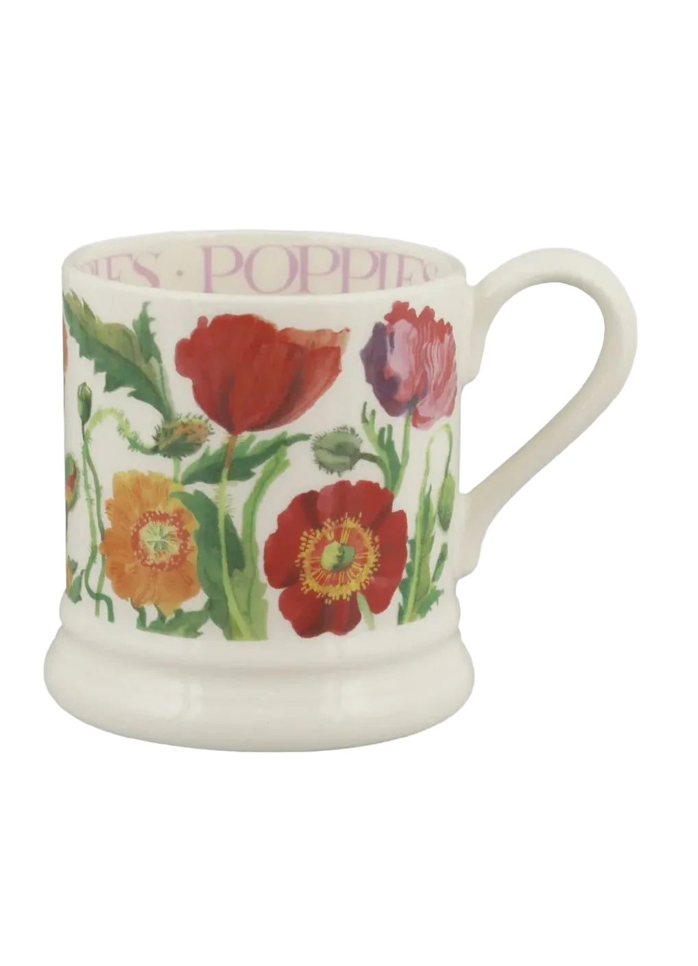 Flowers - Poppy 1/2 Pint Mug