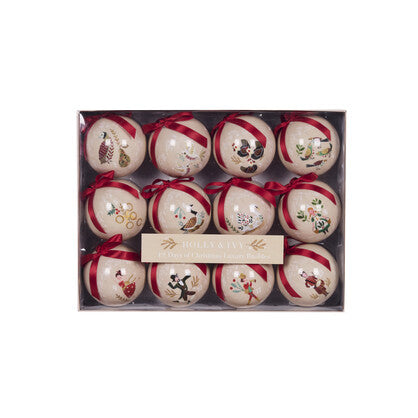 12 Days of Christmas Bauble Gift Set