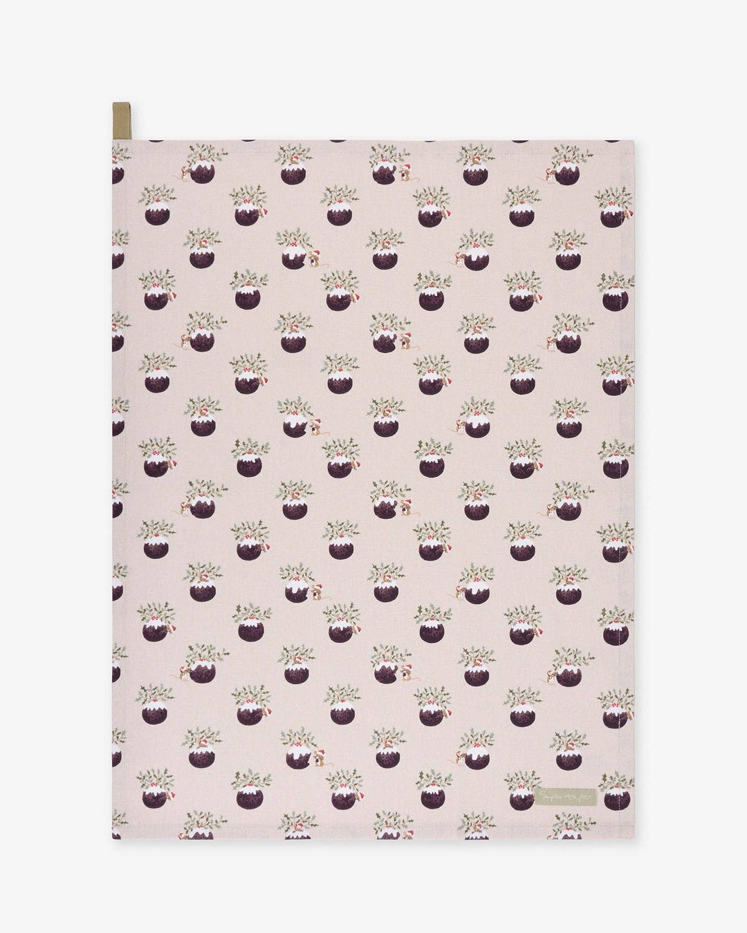 Christmas Puddings Tea Towel