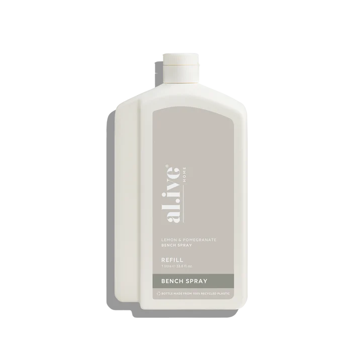Al.ive Bench Spray Refill 1L: Lemon & Pomegranate