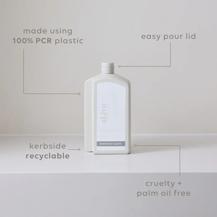 White bottle with features highlighted on a light gray background