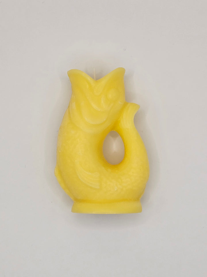 Gluggle Jug Candle: Yellow