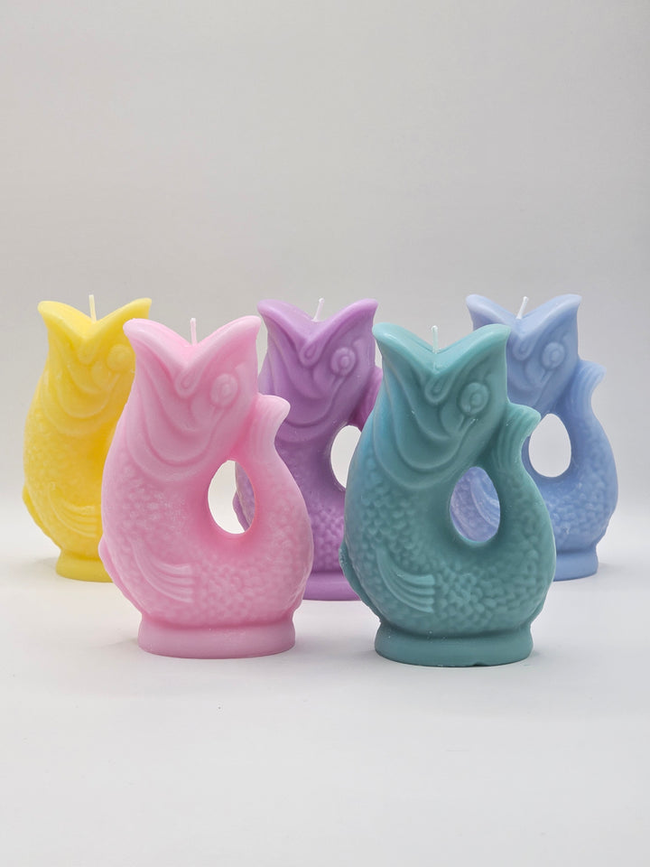 Gluggle Jug Candle: Pink