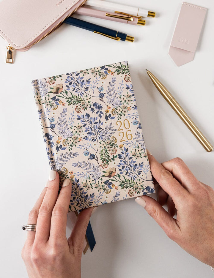 Bespoke Bluebuds Day to a page Linen Planner 2026
