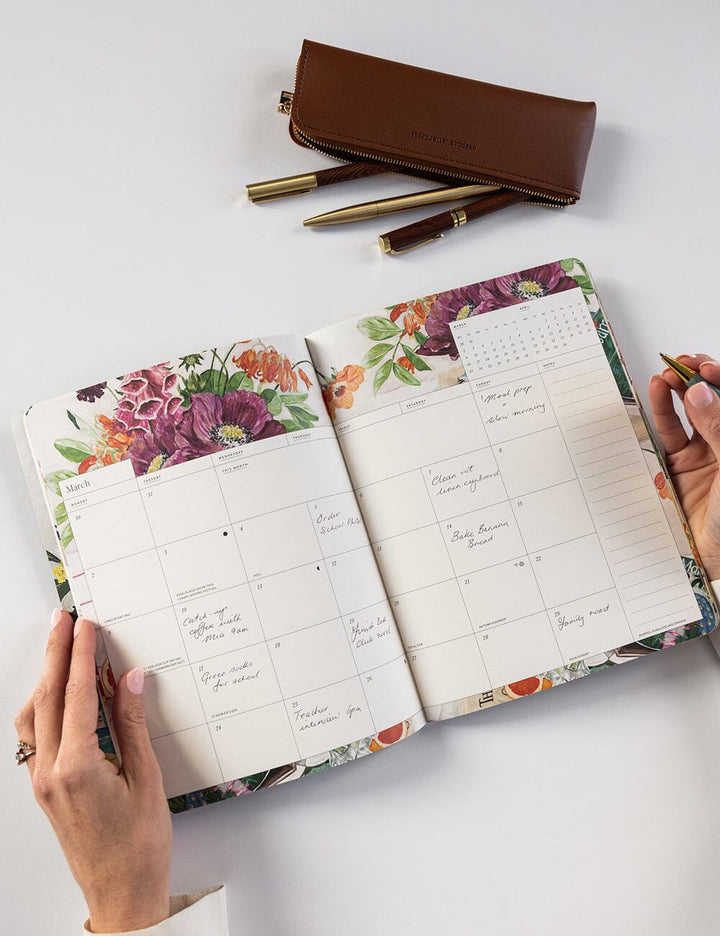 Bespoke Monthly Calendar Notebook 2026