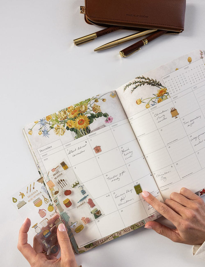 Bespoke Monthly Calendar Notebook 2026