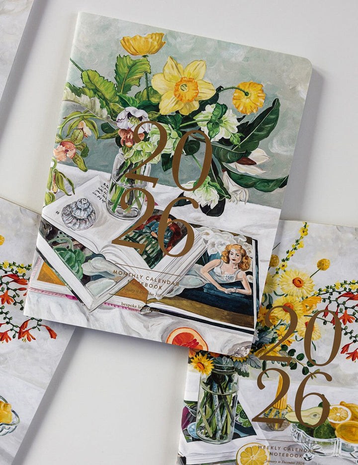 Bespoke Monthly Calendar Notebook 2026