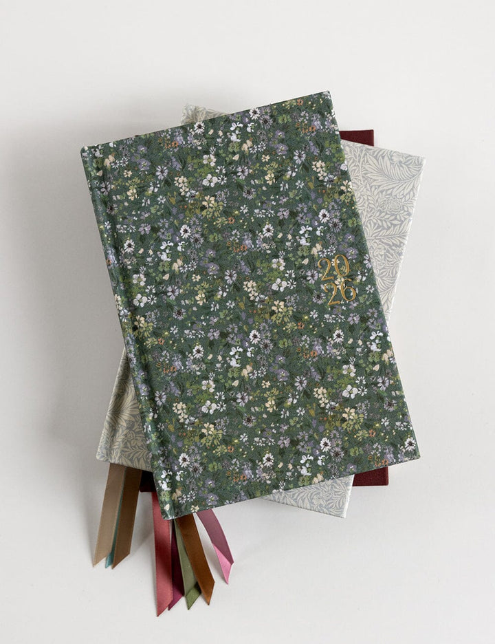 Bespoke Summer Perennials Petite Linen Planner 2026