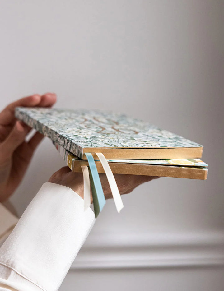 Bespoke Ivory Garden Weekly Planner Notebook 2026