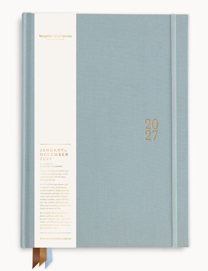 Bespoke Belvedere 2027 Desktop A4 Planner