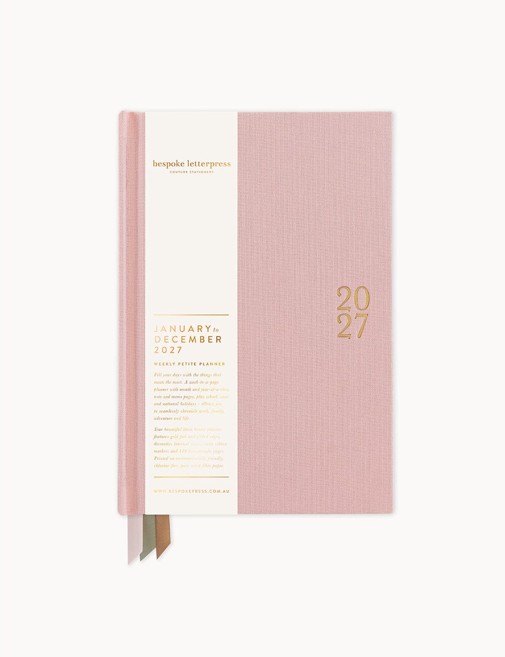 Bespoke Primrose Pink 2027 Petite Planner