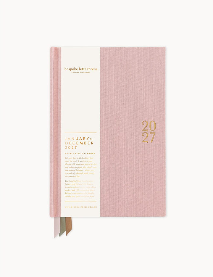 Bespoke Primrose Pink 2027 Petite Planner
