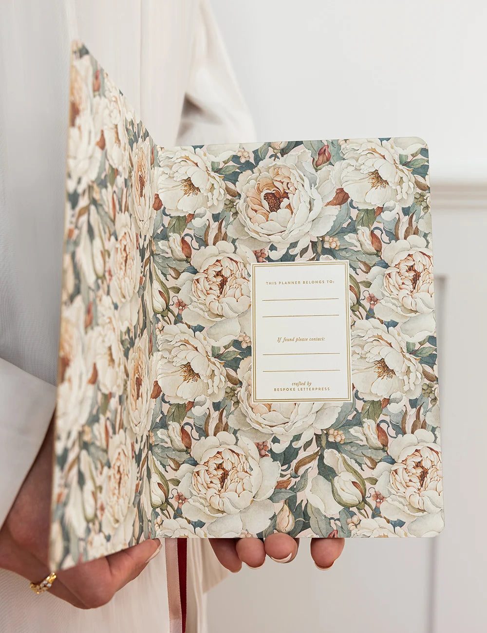 Bespoke Heritage Roses 2027 Weekly Planner Notebook