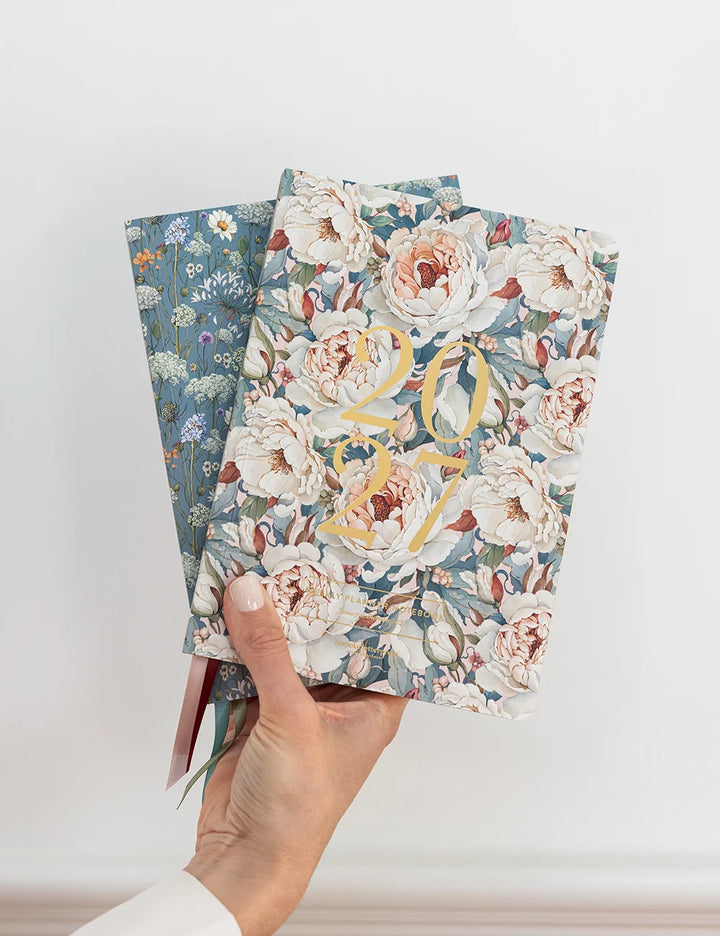 Bespoke Heritage Roses 2027 Weekly Planner Notebook
