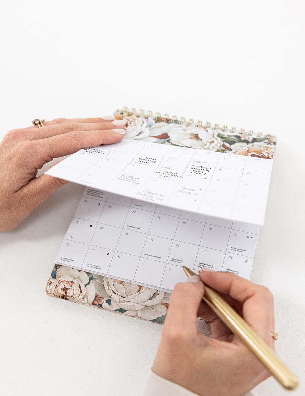 Bespoke 2027 Desk Calendar