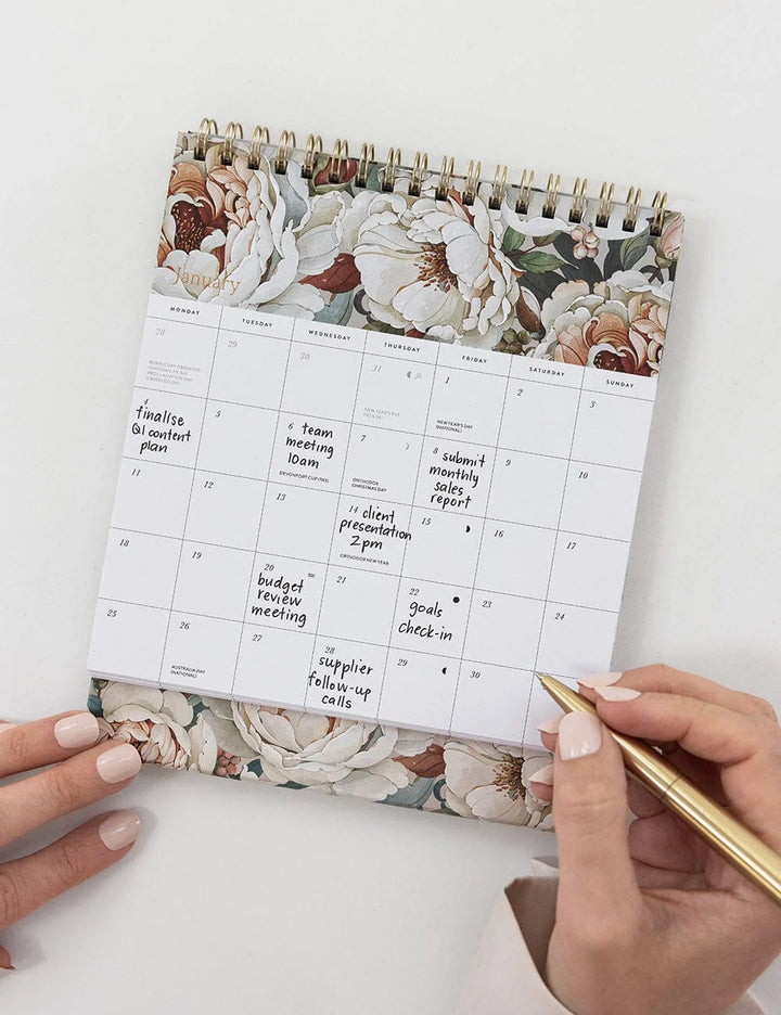 Bespoke 2027 Desk Calendar