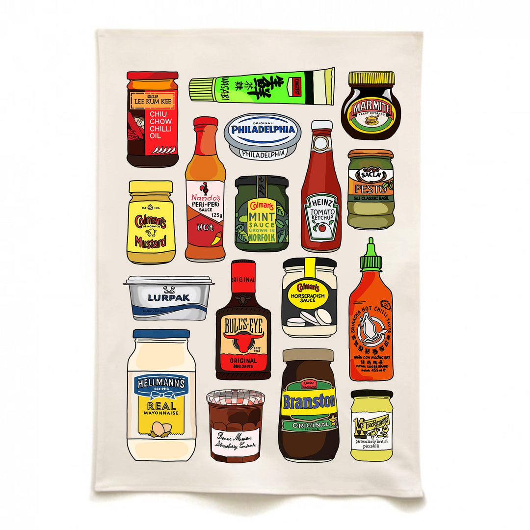 Condiments Tea Towel