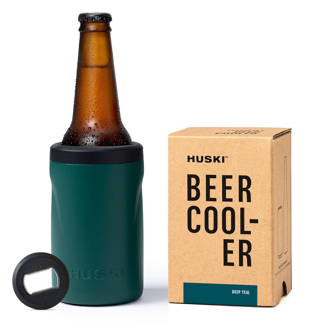 Huski Beer Cooler: Deep Teal