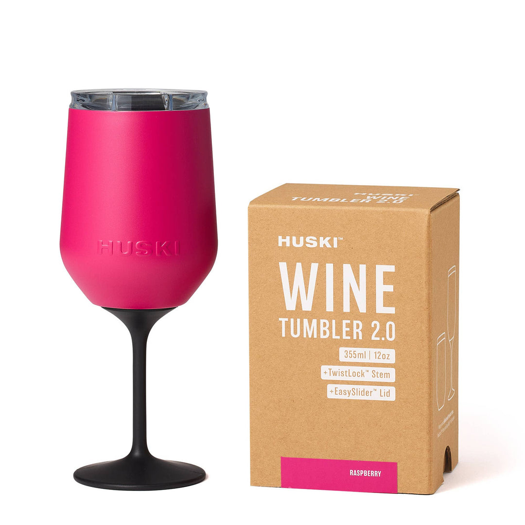 Huski Wine Tumbler 2.0: Raspberry