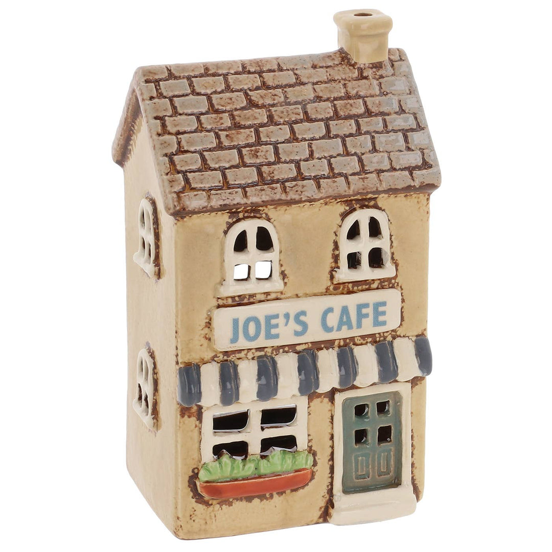 Village Pottery Corner Cafe Tealight Holder
