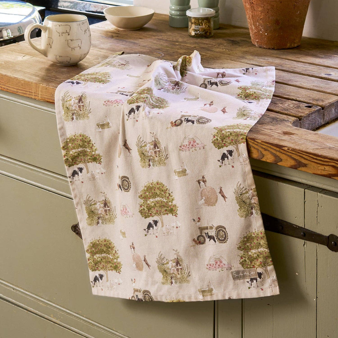 Farm Friends Tea Towel