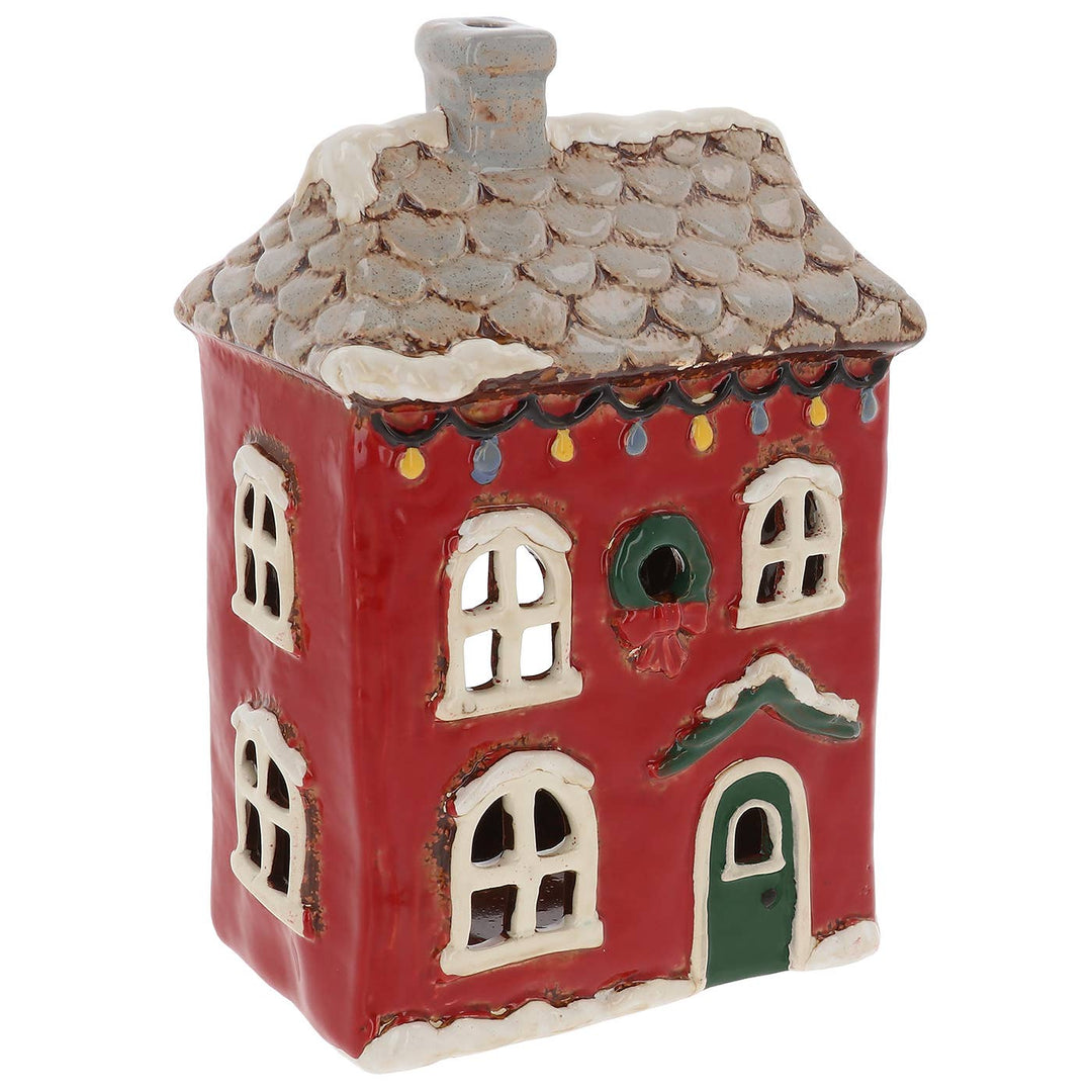 Village Pottery Christmas Garden Tealight Holder
