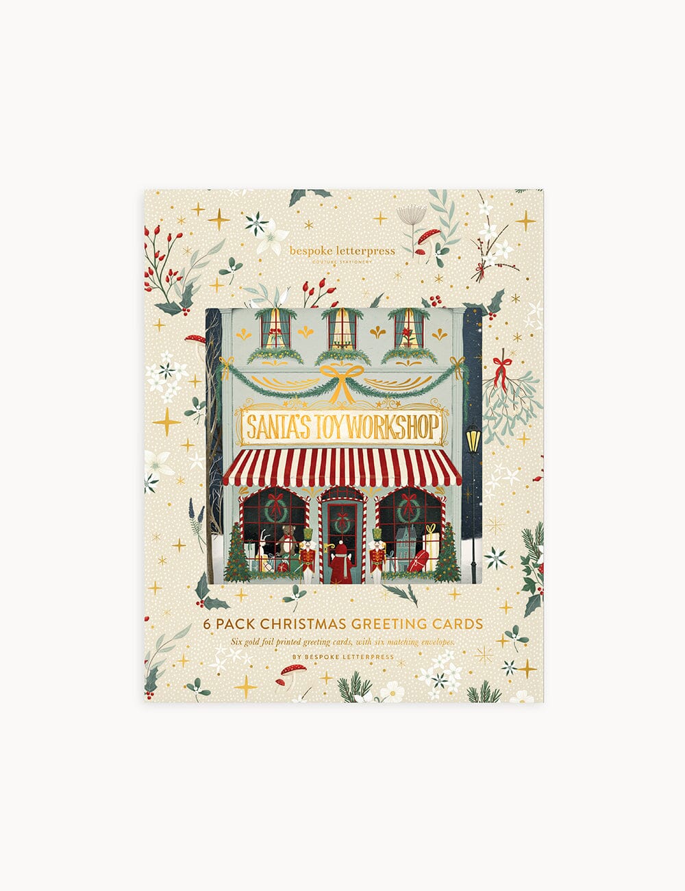 Box of Christmas card in various designs
