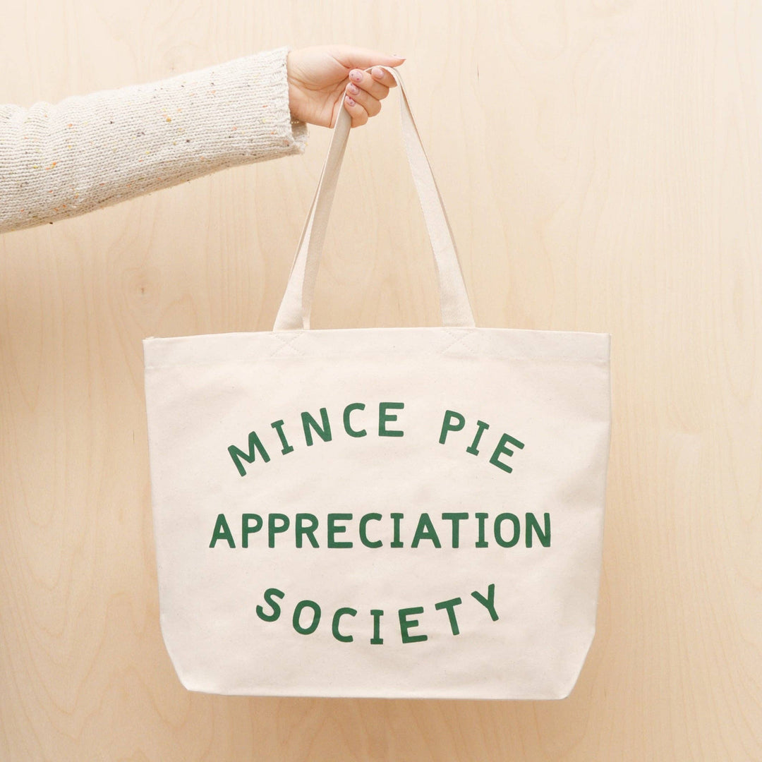Mince Pie Appreciation Society - Canvas Tote Bag