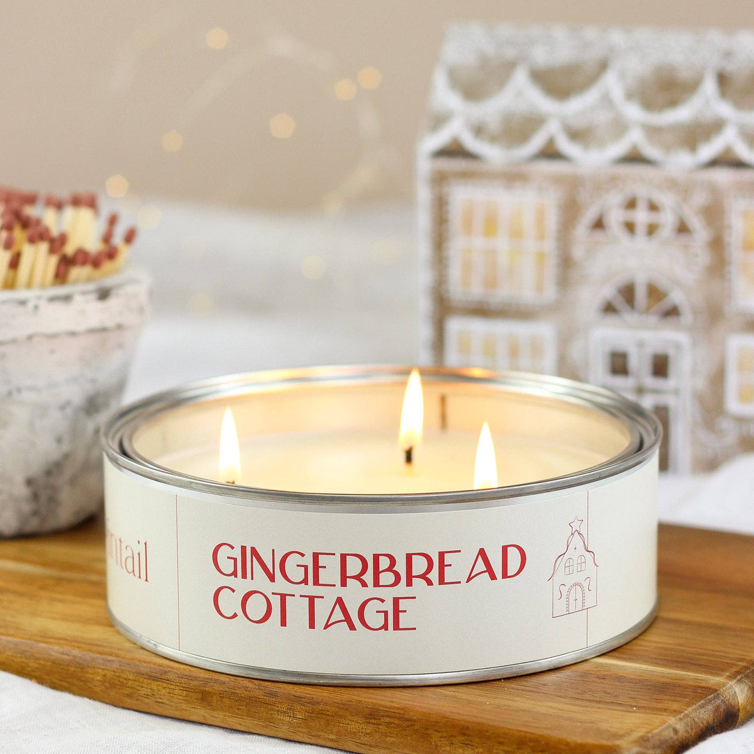 Pintail Gingerbread Cottage Triple Wick Candle
