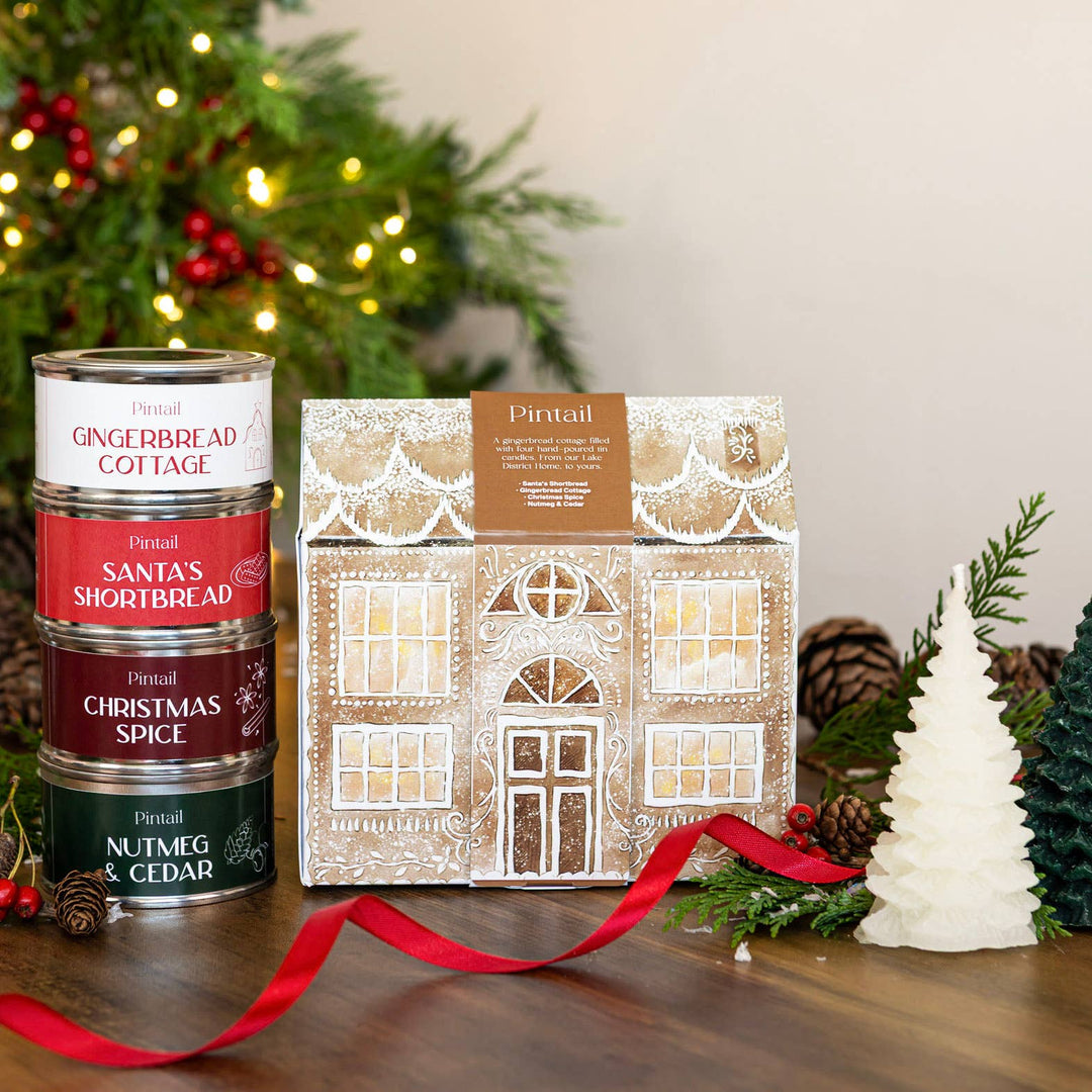 Pintail Gingerbread Cottage Candle Gift Set