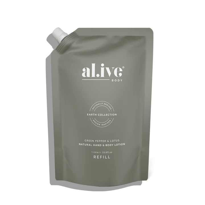 Al.ive Green Pepper & Lotus Lotion Refill