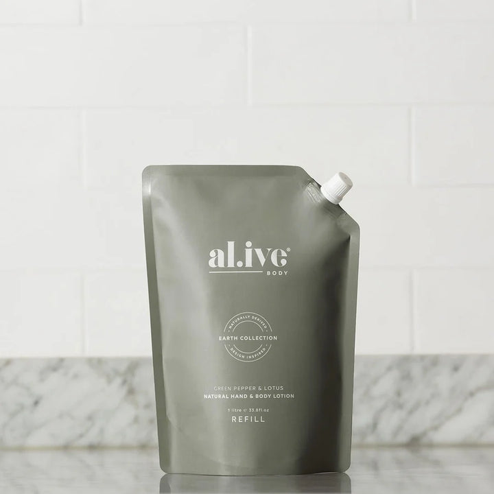 Al.ive Green Pepper & Lotus Lotion Refill